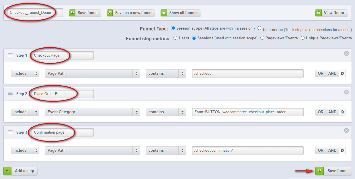 segment visitors with purchase